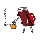 赤い車（個別スタンプ：7）
