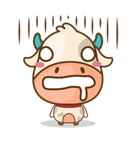 モービー、キュートでぽっちゃりしたウシ（個別スタンプ：32）