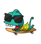Chamelo the Chameleon（個別スタンプ：24）