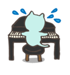 ピアノ猫（個別スタンプ：6）