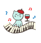 ピアノ猫（個別スタンプ：10）
