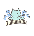ピアノ猫（個別スタンプ：14）