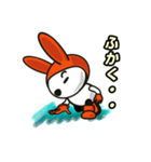 オレンジうさぎ（個別スタンプ：22）