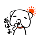 ちょいイラ ブルドッグくん（個別スタンプ：1）
