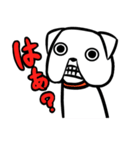 ちょいイラ ブルドッグくん（個別スタンプ：6）