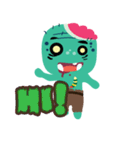 Nong Mik - the cute zombie - English（個別スタンプ：2）