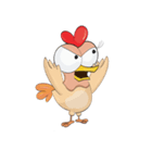 The Crazy Chicken - Jack（個別スタンプ：3）