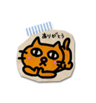 紙ねこステッカー（個別スタンプ：7）