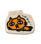 紙ねこステッカー（個別スタンプ：21）