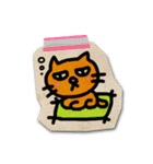 紙ねこステッカー（個別スタンプ：35）