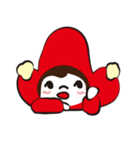 フードをかぶった子供たち（個別スタンプ：34）