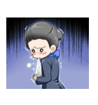 客室乗務員＆パイロット（個別スタンプ：16）