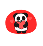 Panda In Love（個別スタンプ：6）