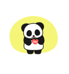Panda In Love（個別スタンプ：7）