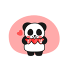 Panda In Love（個別スタンプ：8）