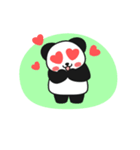 Panda In Love（個別スタンプ：9）