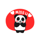 Panda In Love（個別スタンプ：13）