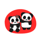Panda In Love（個別スタンプ：34）