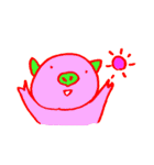 おはようぶたくん。〜シュールな手描き風〜（個別スタンプ：10）