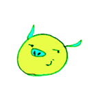 おはようぶたくん。〜シュールな手描き風〜（個別スタンプ：16）
