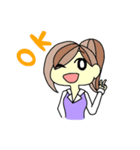 普通の女性です（個別スタンプ：16）