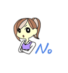 普通の女性です（個別スタンプ：19）