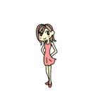 普通の女性です（個別スタンプ：34）