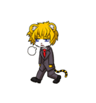 Little Tiger Cute TK Smart Suit Man（個別スタンプ：30）