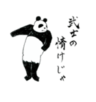 侍パンダ（個別スタンプ：13）