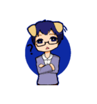 Halfy Friends（個別スタンプ：3）