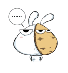 Comma Rabbit(Life)（個別スタンプ：4）
