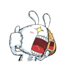 Comma Rabbit(Life)（個別スタンプ：12）