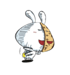 Comma Rabbit(Life)（個別スタンプ：16）