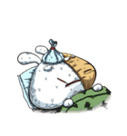 Comma Rabbit(Life)（個別スタンプ：17）