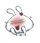 Comma Rabbit(Life)（個別スタンプ：34）