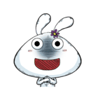 Comma Rabbit(Life)（個別スタンプ：37）