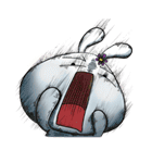 Comma Rabbit(Life)（個別スタンプ：39）