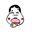 おかめ＆ひょっとこ（個別スタンプ：34）