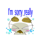 Our cat(English edition)（個別スタンプ：34）