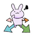 ミルキーうさぎと紳士ねこ（個別スタンプ：10）