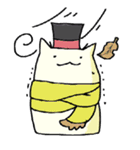 ミルキーうさぎと紳士ねこ（個別スタンプ：19）