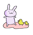ミルキーうさぎと紳士ねこ（個別スタンプ：21）