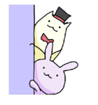 ミルキーうさぎと紳士ねこ（個別スタンプ：30）