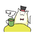 ミルキーうさぎと紳士ねこ（個別スタンプ：39）
