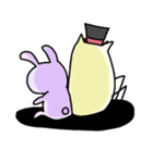 ミルキーうさぎと紳士ねこ（個別スタンプ：40）