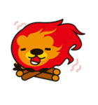 火のライオンさん（個別スタンプ：25）