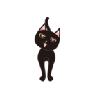 黒猫ニヤ（個別スタンプ：25）