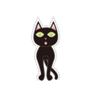 黒猫ニヤ（個別スタンプ：36）