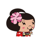 着物女子（個別スタンプ：9）
