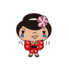 着物女子（個別スタンプ：30）